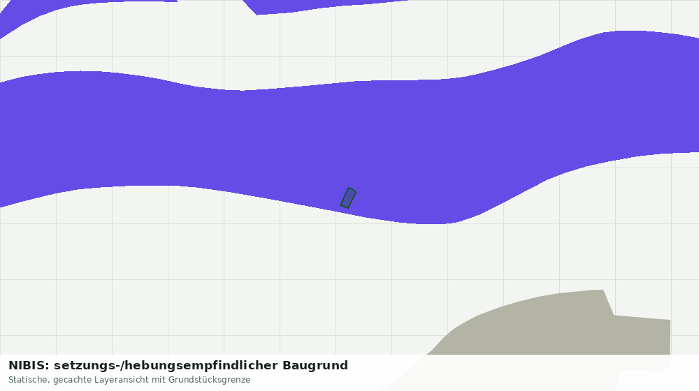 Statische Kartenansicht: NIBIS: setzungs-/hebungsempfindlicher Baugrund