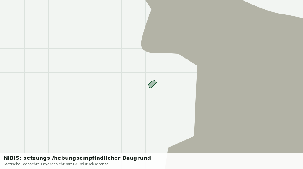 Statische Kartenansicht: NIBIS: setzungs-/hebungsempfindlicher Baugrund