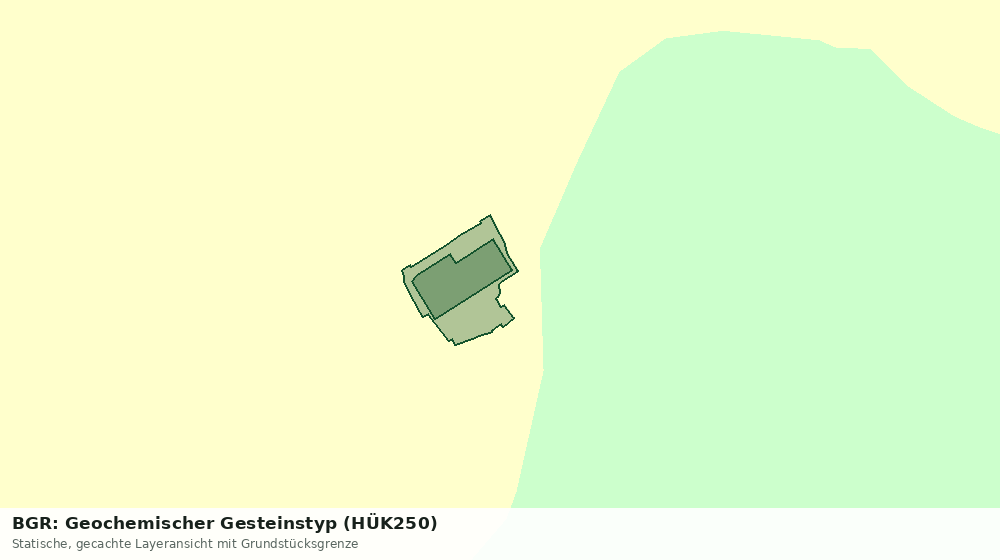 Statische Kartenansicht: BGR: Geochemischer Gesteinstyp (HÜK250)