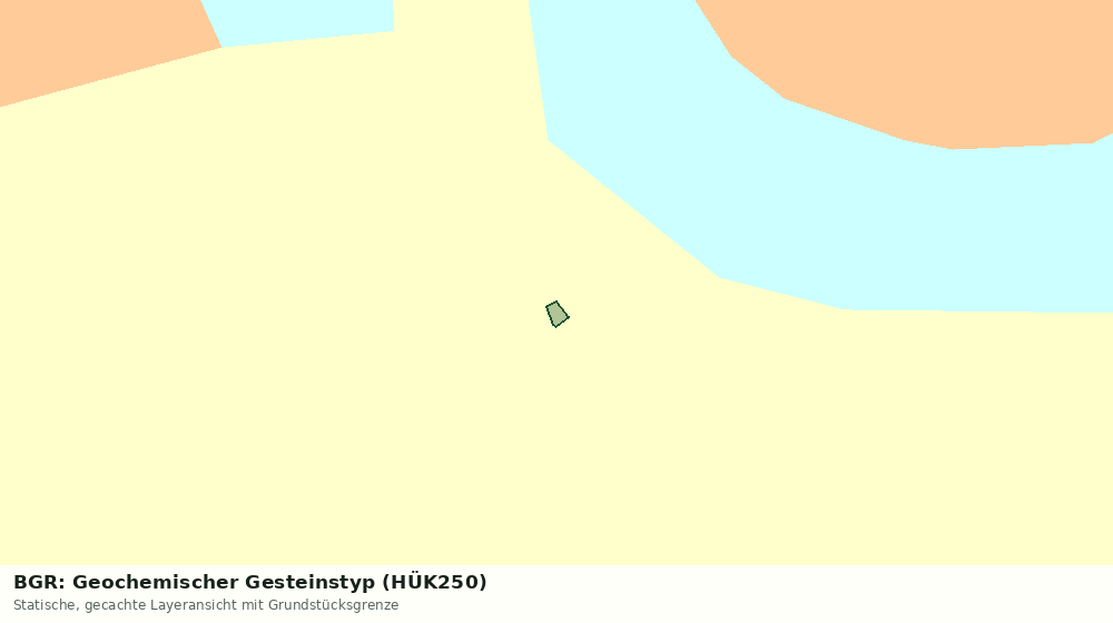 Statische Kartenansicht: BGR: Geochemischer Gesteinstyp (HÜK250)