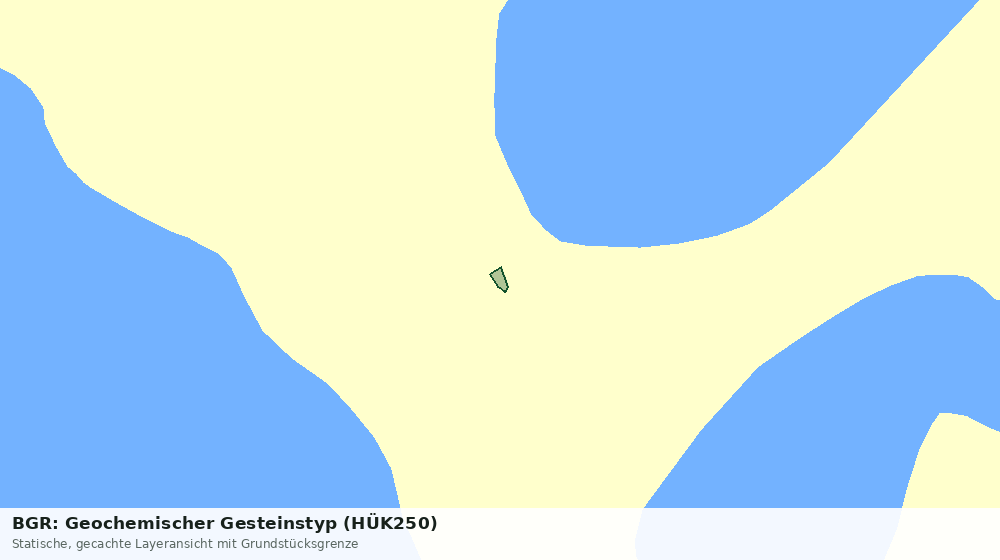 Statische Kartenansicht: BGR: Geochemischer Gesteinstyp (HÜK250)
