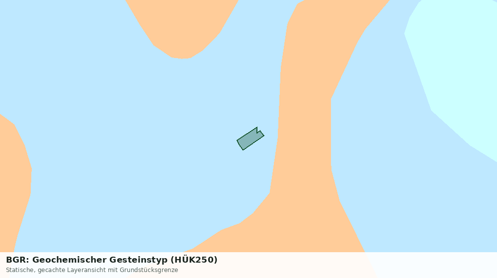 Statische Kartenansicht: BGR: Geochemischer Gesteinstyp (HÜK250)