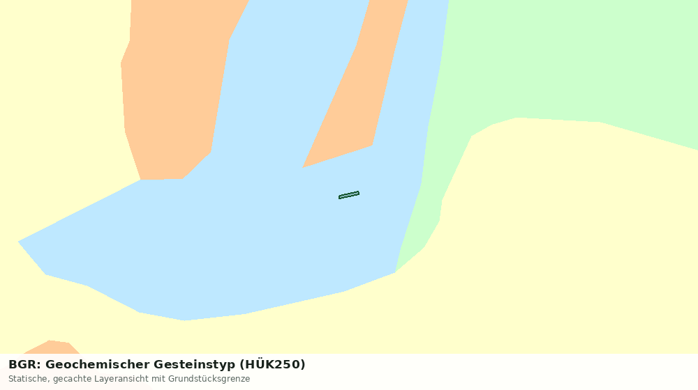Statische Kartenansicht: BGR: Geochemischer Gesteinstyp (HÜK250)