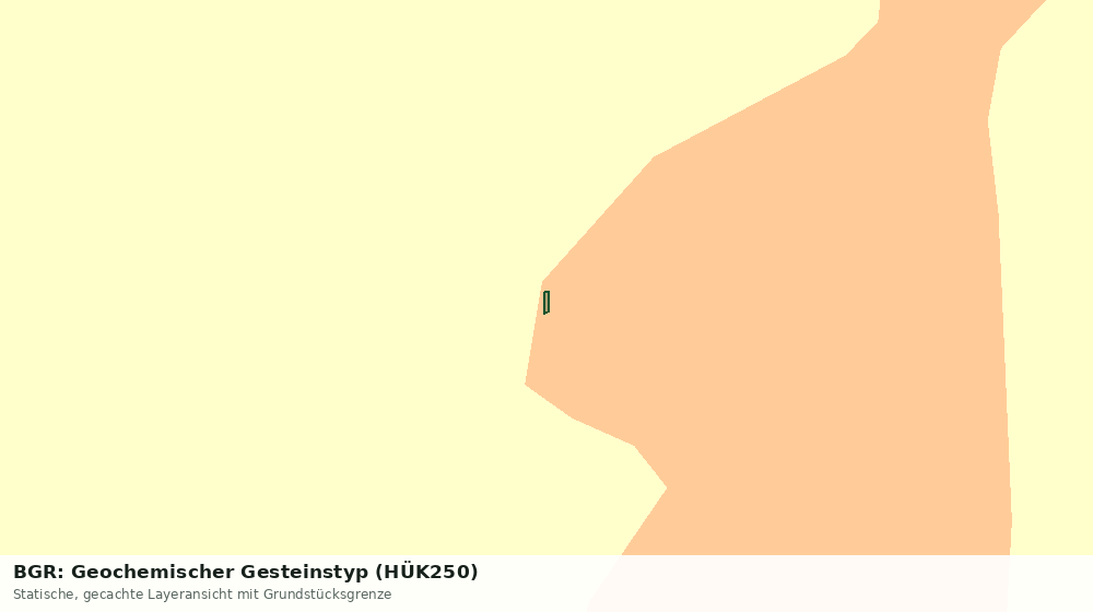 Statische Kartenansicht: BGR: Geochemischer Gesteinstyp (HÜK250)