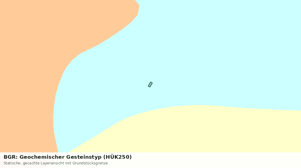Statische Kartenansicht: BGR: Geochemischer Gesteinstyp (HÜK250)