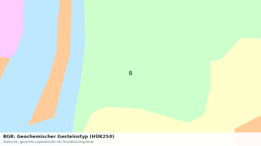 Statische Kartenansicht: BGR: Geochemischer Gesteinstyp (HÜK250)