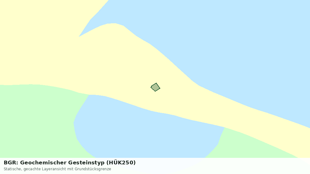 Statische Kartenansicht: BGR: Geochemischer Gesteinstyp (HÜK250)