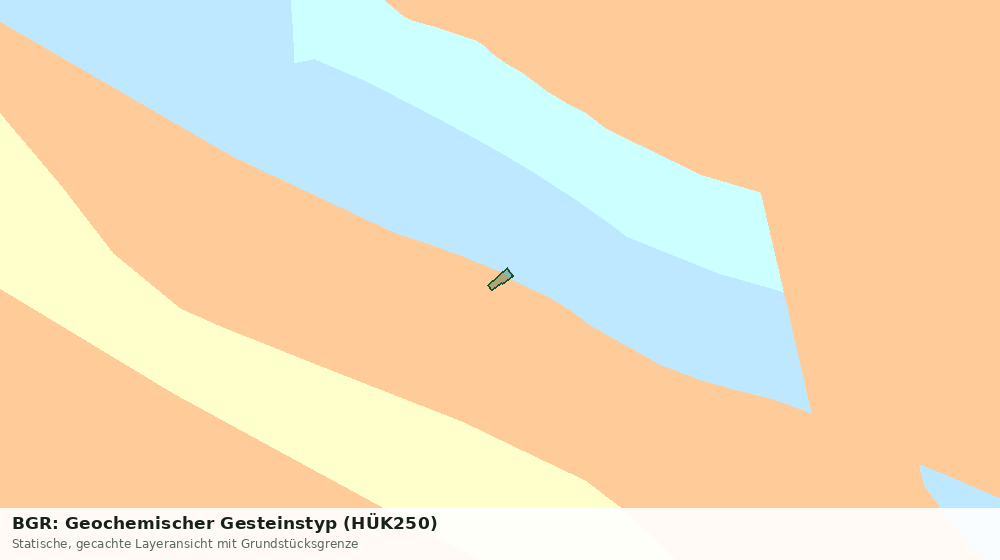 Statische Kartenansicht: BGR: Geochemischer Gesteinstyp (HÜK250)