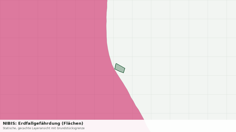 Statische Kartenansicht: NIBIS: Erdfallgefährdung (Flächen)