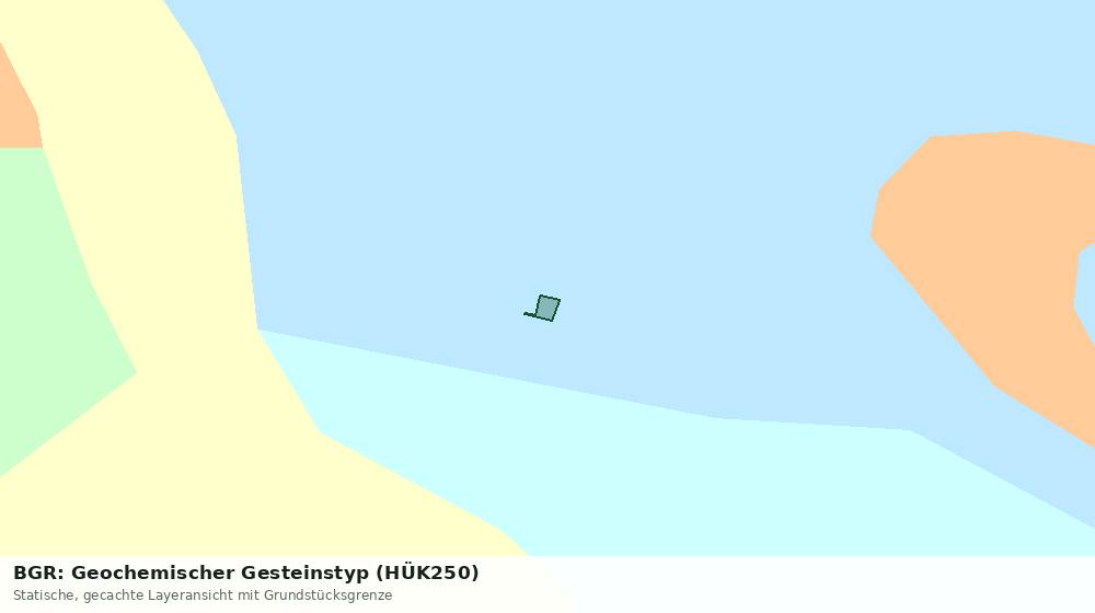 Statische Kartenansicht: BGR: Geochemischer Gesteinstyp (HÜK250)