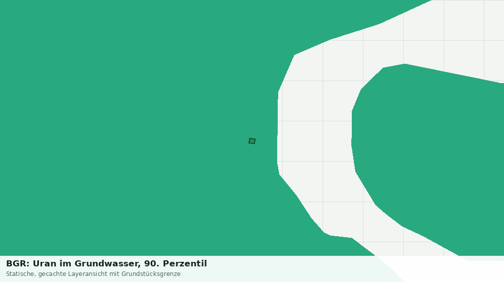 Statische Kartenansicht: BGR: Uran im Grundwasser, 90. Perzentil
