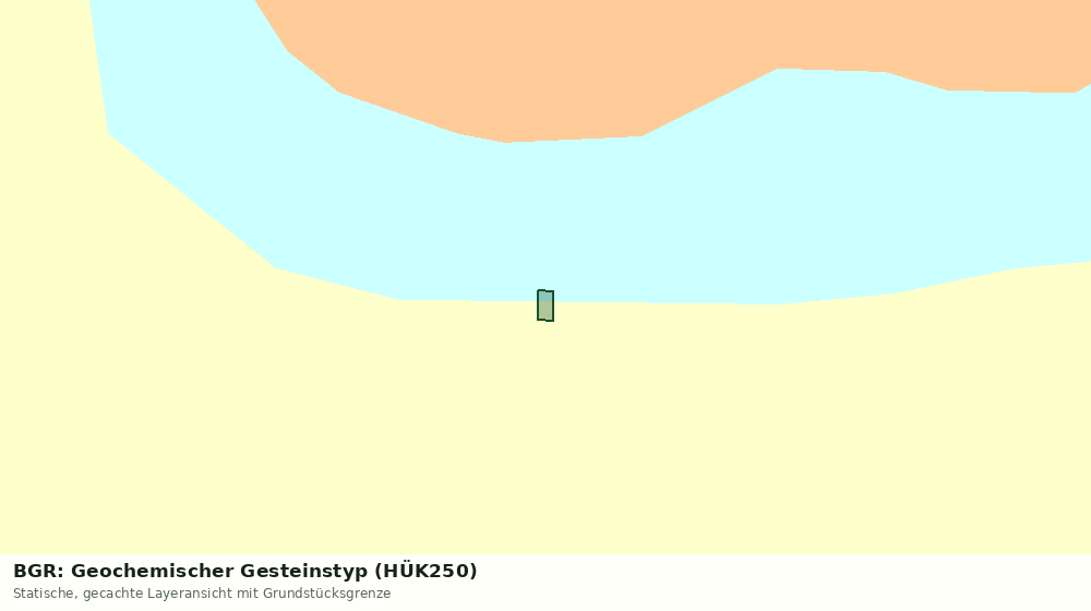 Statische Kartenansicht: BGR: Geochemischer Gesteinstyp (HÜK250)
