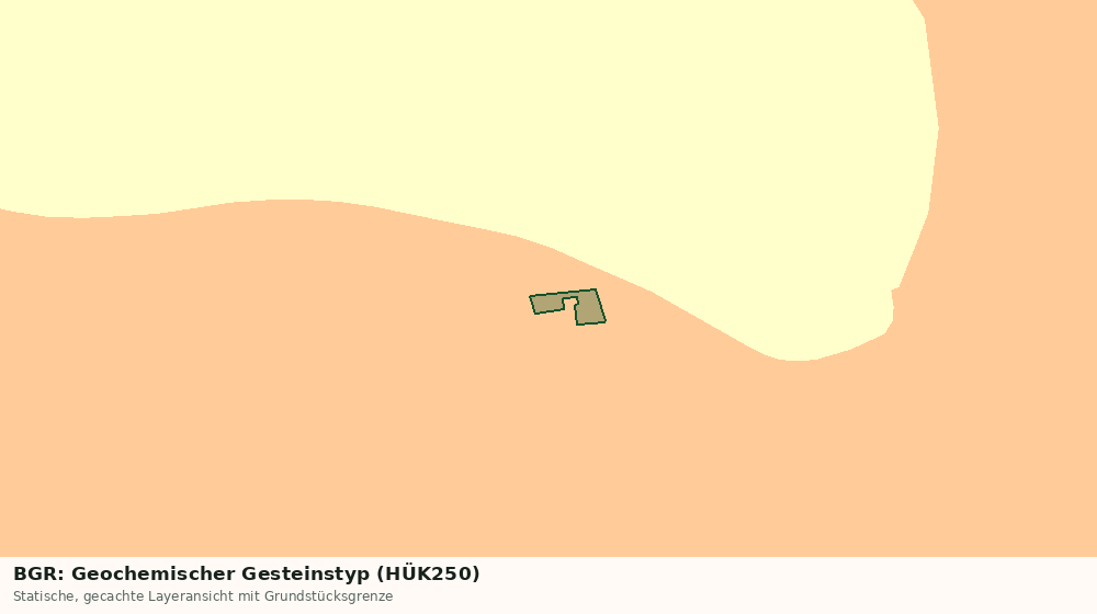 Statische Kartenansicht: BGR: Geochemischer Gesteinstyp (HÜK250)