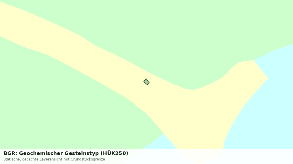 Statische Kartenansicht: BGR: Geochemischer Gesteinstyp (HÜK250)