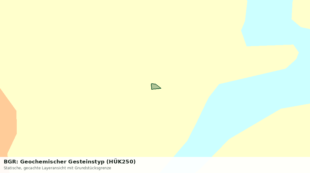 Statische Kartenansicht: BGR: Geochemischer Gesteinstyp (HÜK250)