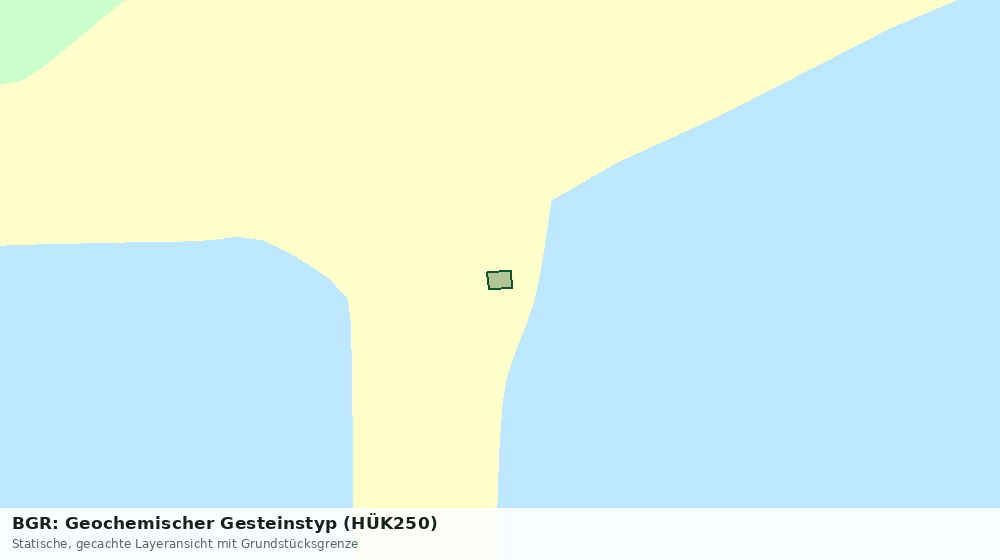Statische Kartenansicht: BGR: Geochemischer Gesteinstyp (HÜK250)