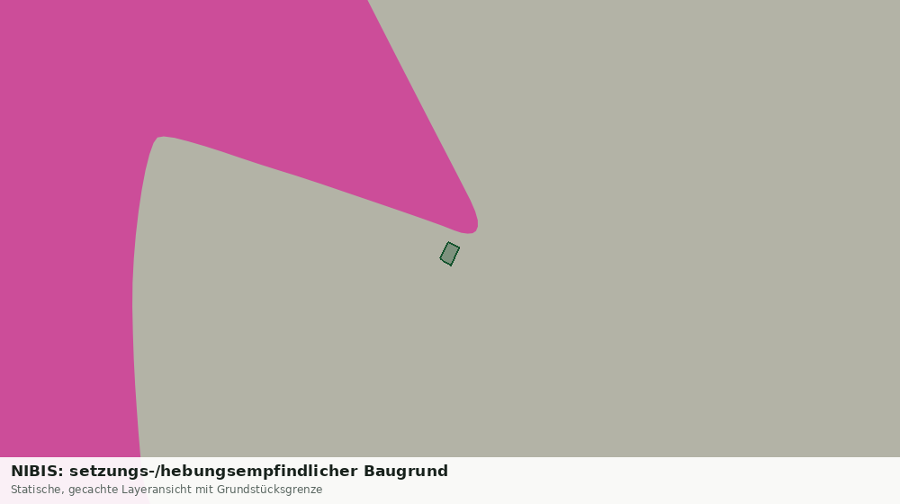 Statische Kartenansicht: NIBIS: setzungs-/hebungsempfindlicher Baugrund