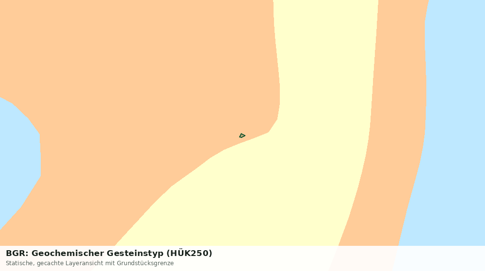 Statische Kartenansicht: BGR: Geochemischer Gesteinstyp (HÜK250)