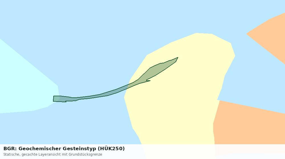 Statische Kartenansicht: BGR: Geochemischer Gesteinstyp (HÜK250)