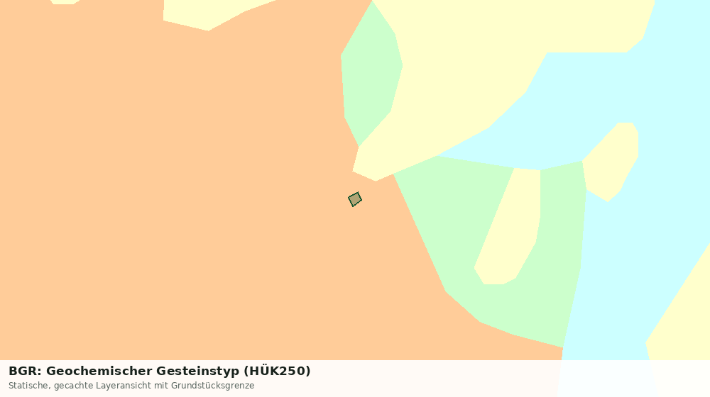 Statische Kartenansicht: BGR: Geochemischer Gesteinstyp (HÜK250)