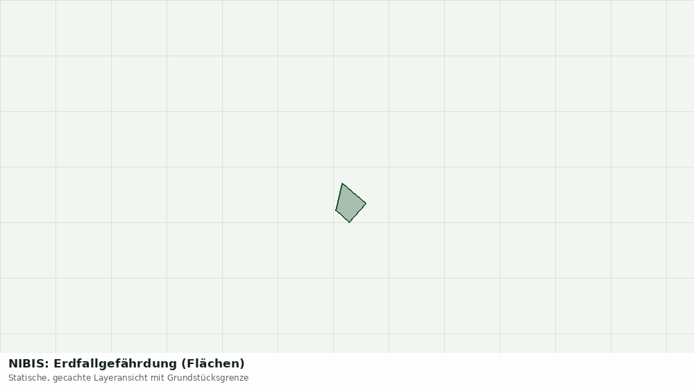 Statische Kartenansicht: NIBIS: Erdfallgefährdung (Flächen)
