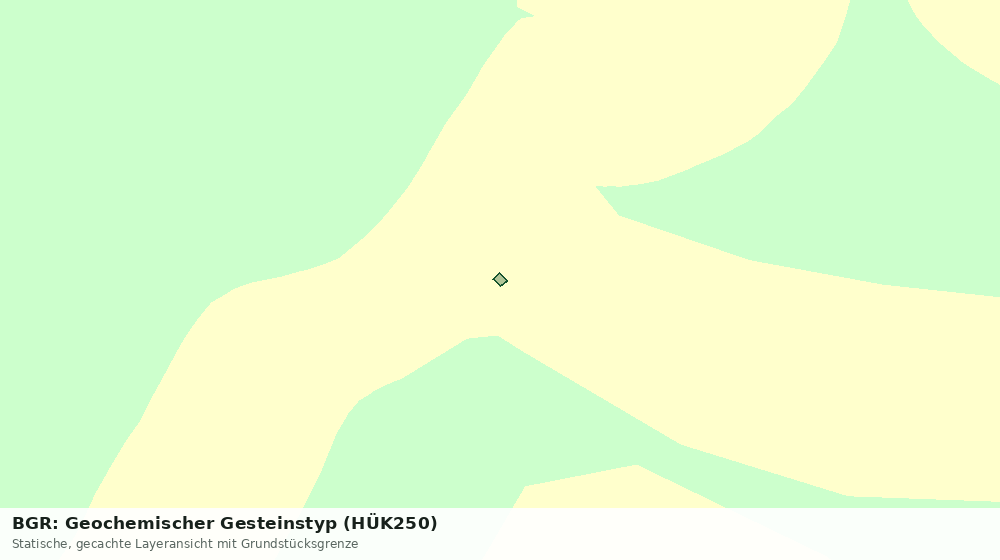 Statische Kartenansicht: BGR: Geochemischer Gesteinstyp (HÜK250)