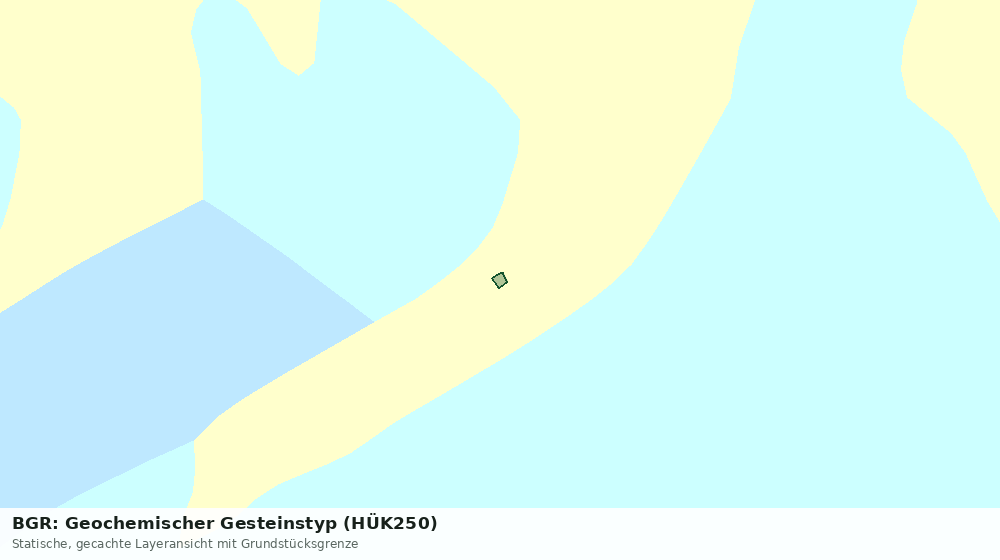 Statische Kartenansicht: BGR: Geochemischer Gesteinstyp (HÜK250)