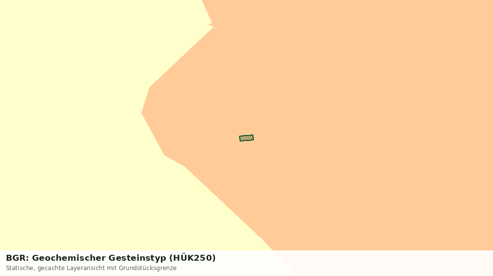 Statische Kartenansicht: BGR: Geochemischer Gesteinstyp (HÜK250)