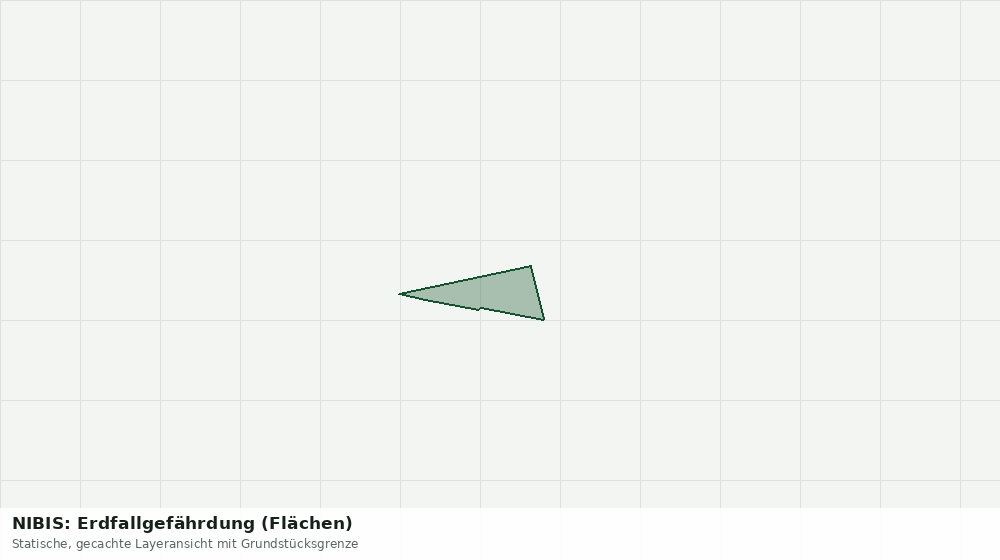 Statische Kartenansicht: NIBIS: Erdfallgefährdung (Flächen)