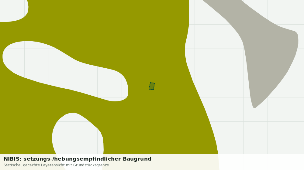 Statische Kartenansicht: NIBIS: setzungs-/hebungsempfindlicher Baugrund