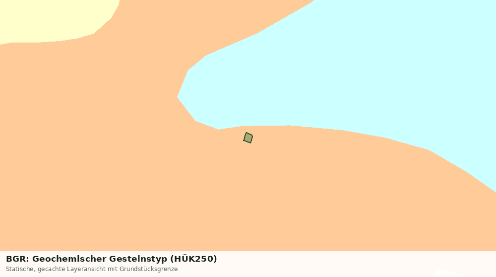 Statische Kartenansicht: BGR: Geochemischer Gesteinstyp (HÜK250)