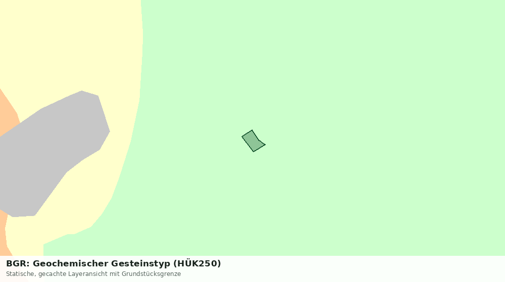 Statische Kartenansicht: BGR: Geochemischer Gesteinstyp (HÜK250)