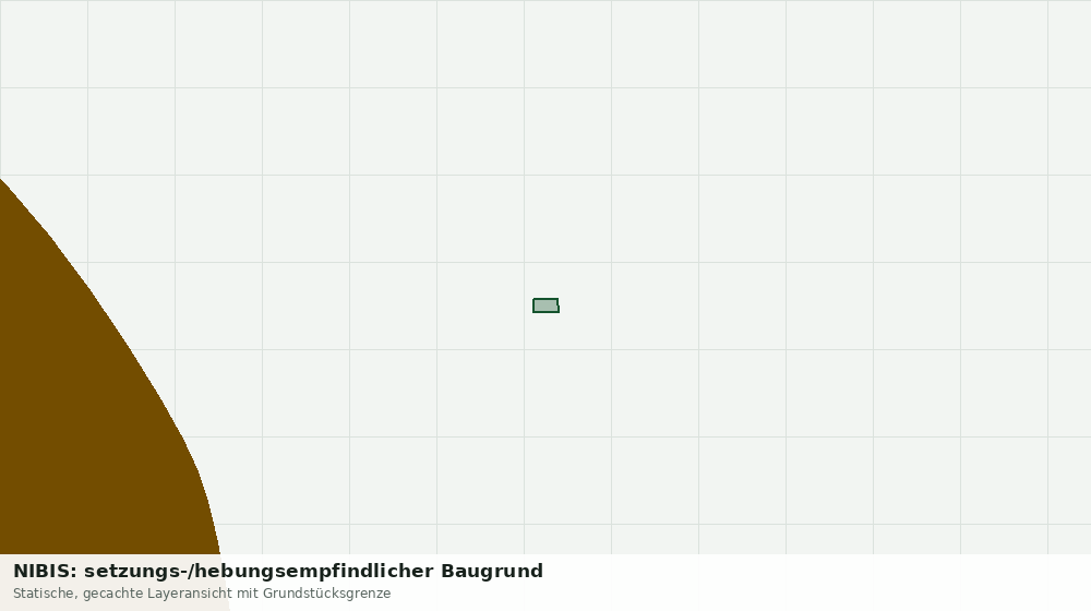 Statische Kartenansicht: NIBIS: setzungs-/hebungsempfindlicher Baugrund