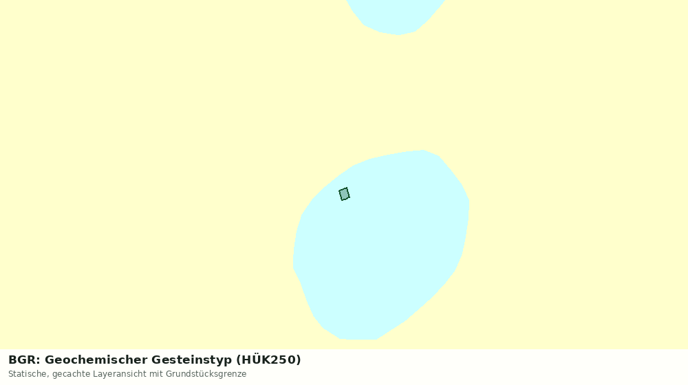 Statische Kartenansicht: BGR: Geochemischer Gesteinstyp (HÜK250)