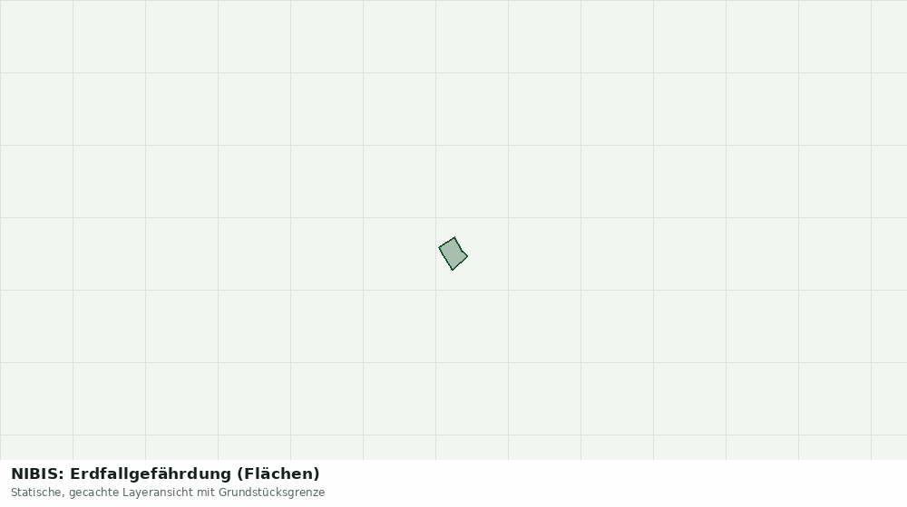 Statische Kartenansicht: NIBIS: Erdfallgefährdung (Flächen)