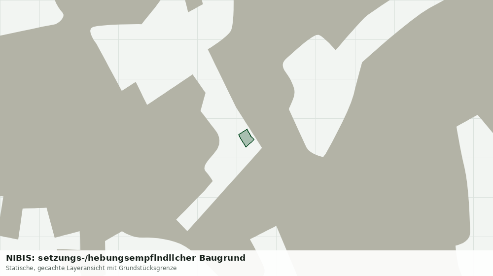 Statische Kartenansicht: NIBIS: setzungs-/hebungsempfindlicher Baugrund