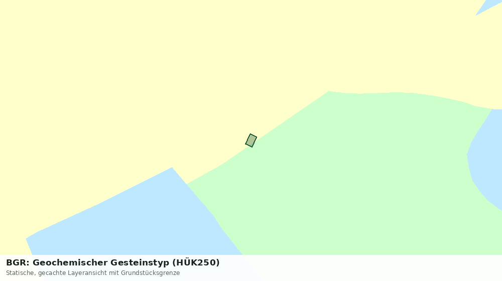 Statische Kartenansicht: BGR: Geochemischer Gesteinstyp (HÜK250)