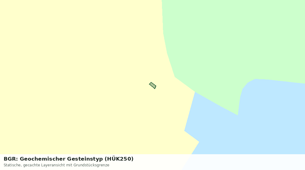 Statische Kartenansicht: BGR: Geochemischer Gesteinstyp (HÜK250)
