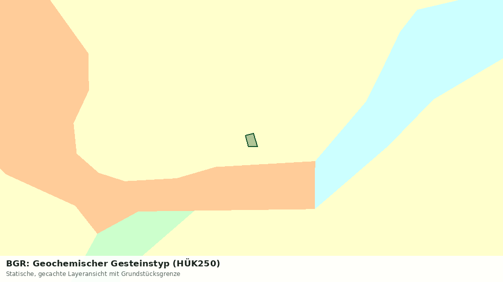 Statische Kartenansicht: BGR: Geochemischer Gesteinstyp (HÜK250)