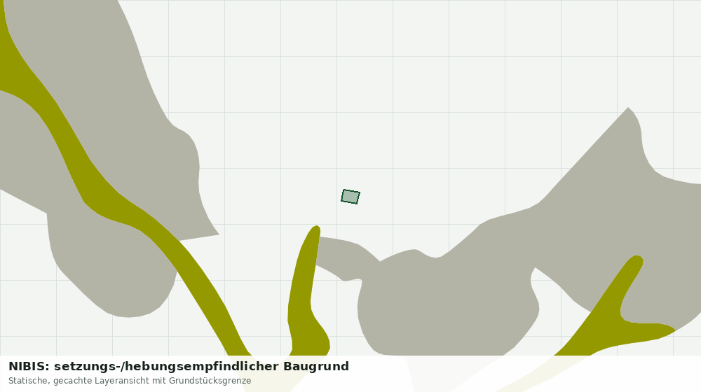 Statische Kartenansicht: NIBIS: setzungs-/hebungsempfindlicher Baugrund