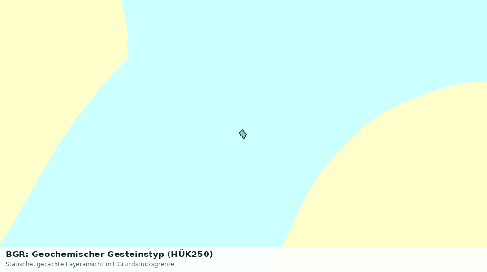 Statische Kartenansicht: BGR: Geochemischer Gesteinstyp (HÜK250)
