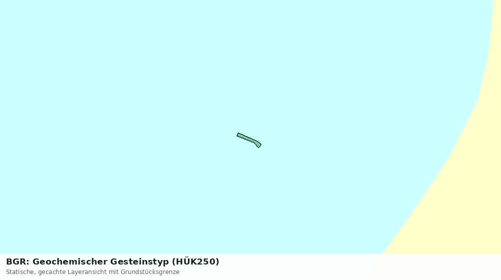 Statische Kartenansicht: BGR: Geochemischer Gesteinstyp (HÜK250)