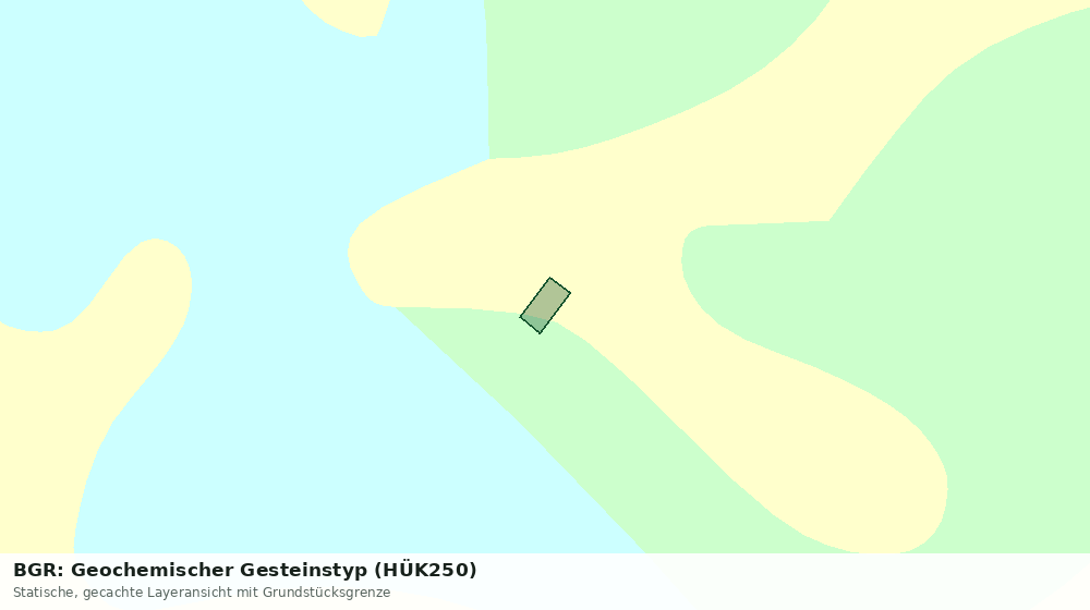 Statische Kartenansicht: BGR: Geochemischer Gesteinstyp (HÜK250)