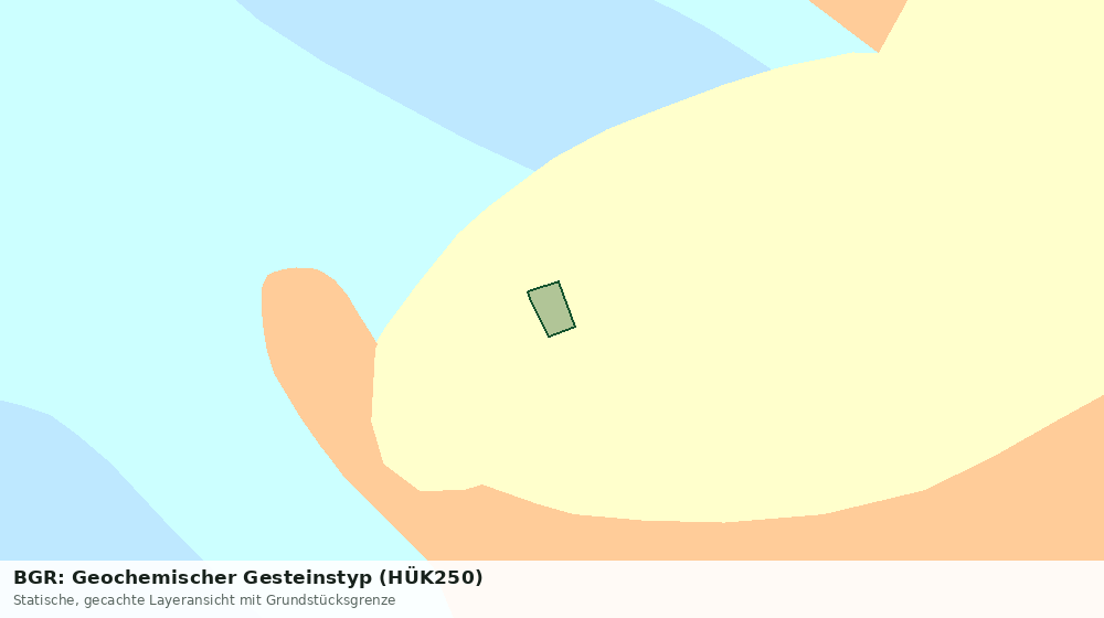 Statische Kartenansicht: BGR: Geochemischer Gesteinstyp (HÜK250)
