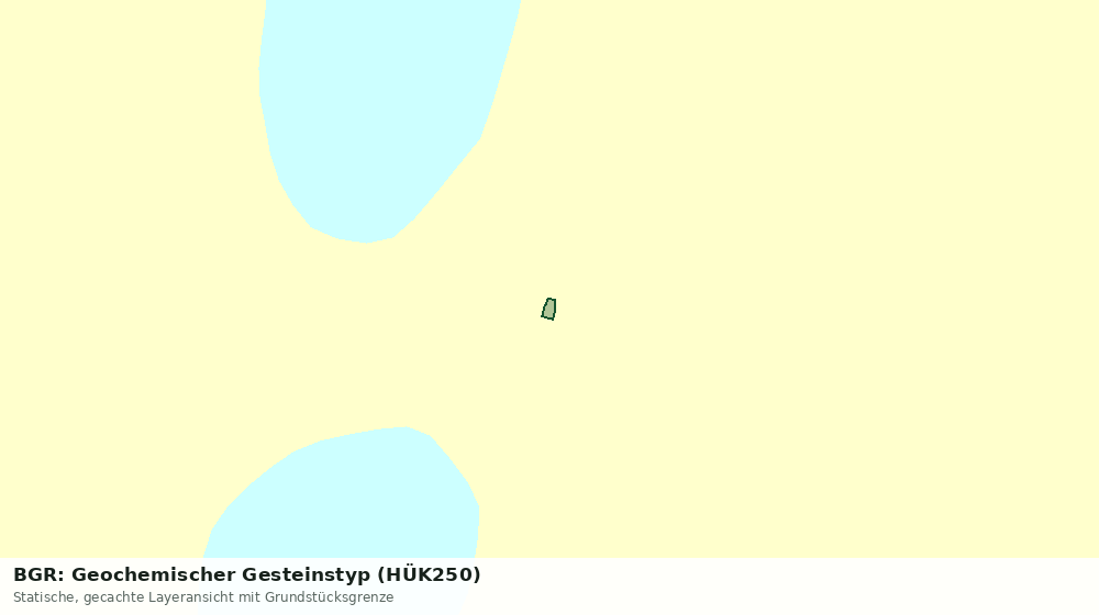 Statische Kartenansicht: BGR: Geochemischer Gesteinstyp (HÜK250)