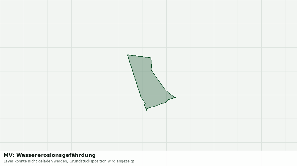 Statische Kartenansicht: MV: Wassererosionsgefährdung