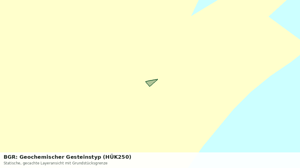 Statische Kartenansicht: BGR: Geochemischer Gesteinstyp (HÜK250)