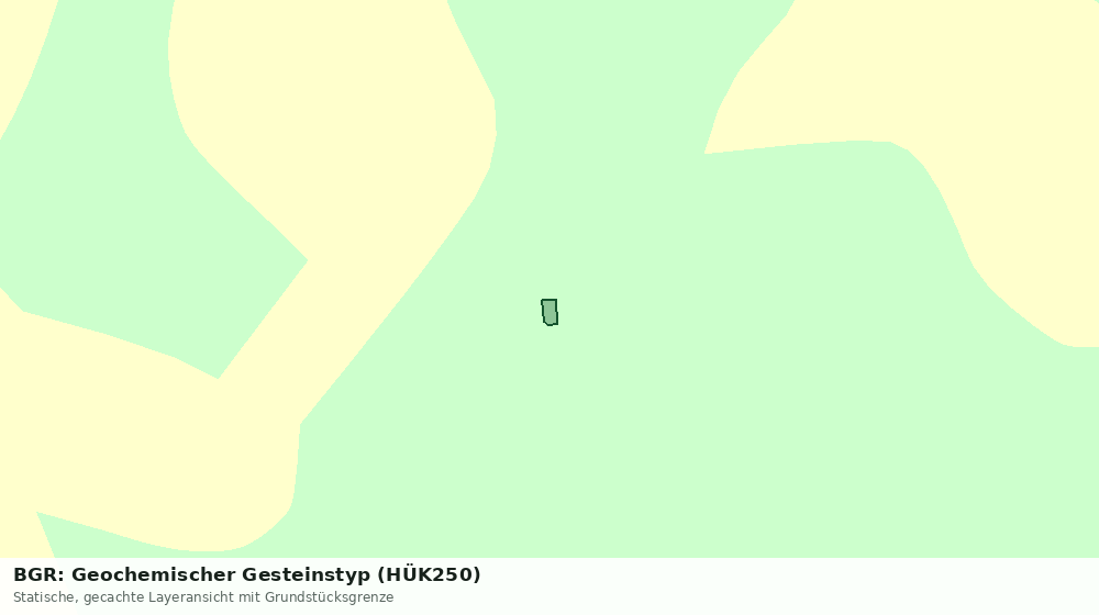 Statische Kartenansicht: BGR: Geochemischer Gesteinstyp (HÜK250)