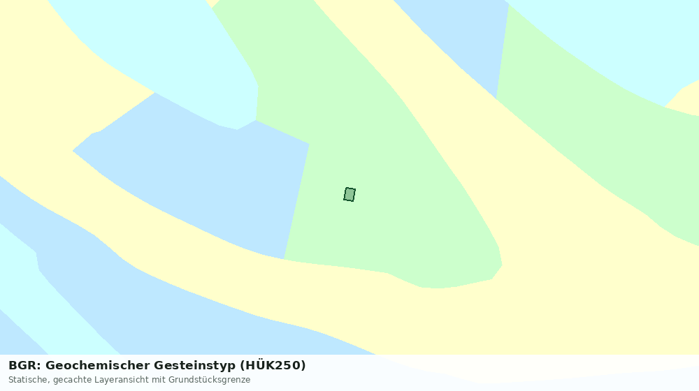Statische Kartenansicht: BGR: Geochemischer Gesteinstyp (HÜK250)