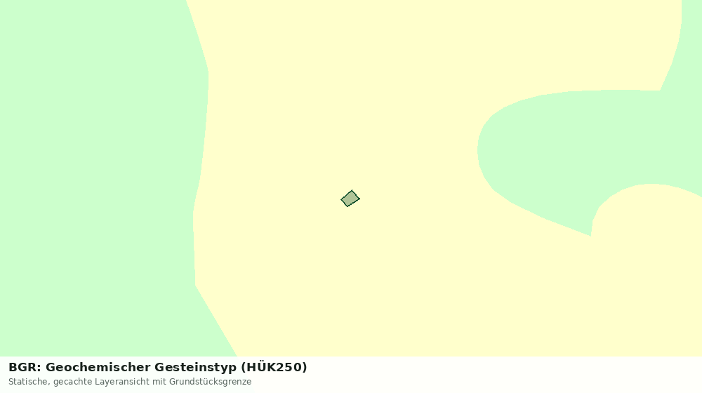 Statische Kartenansicht: BGR: Geochemischer Gesteinstyp (HÜK250)